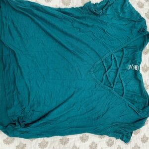 Teal V-Neck T-Shirt